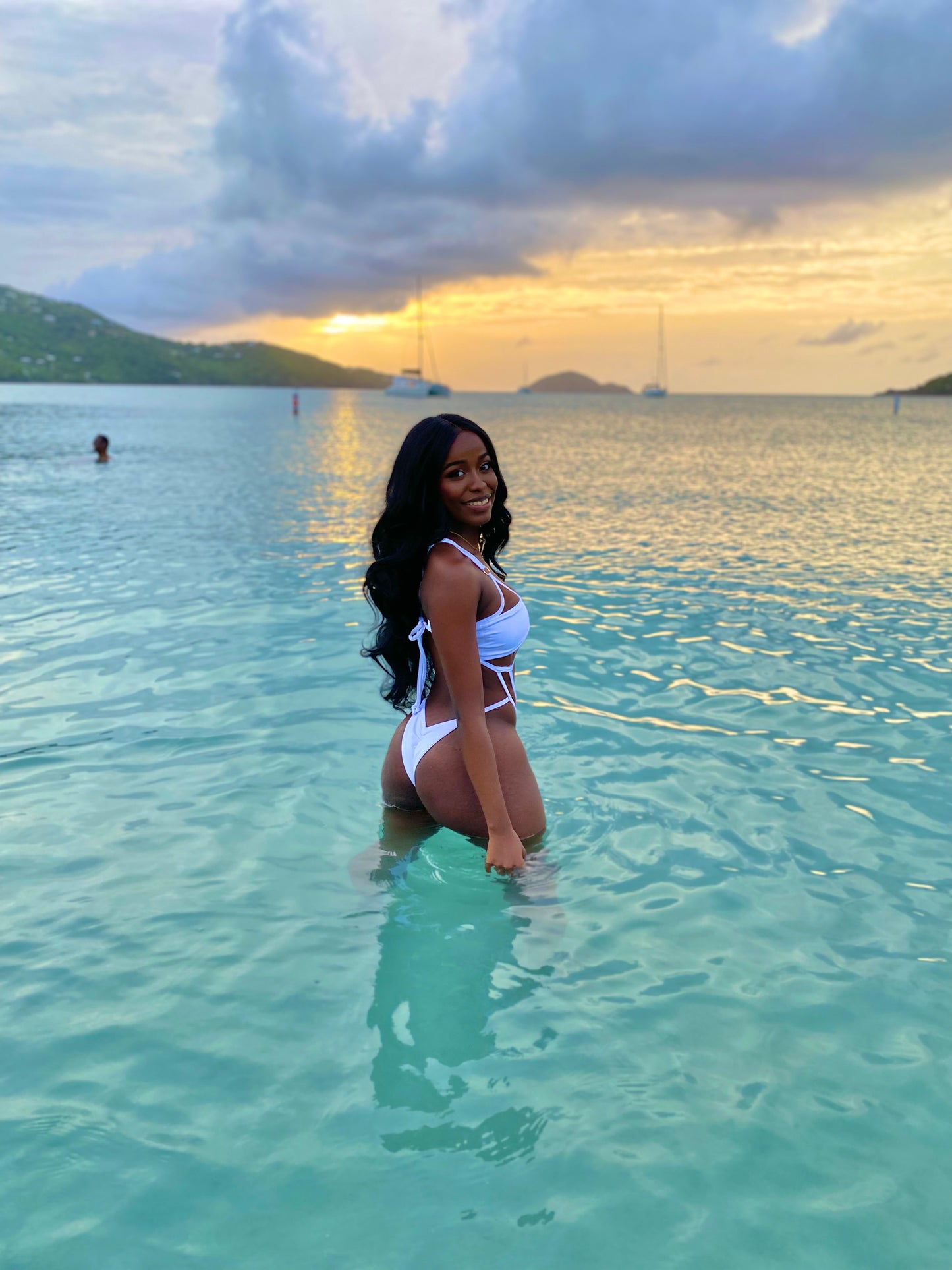 WHITE PIXIE SWIM 🧚🏾‍♀️👙
